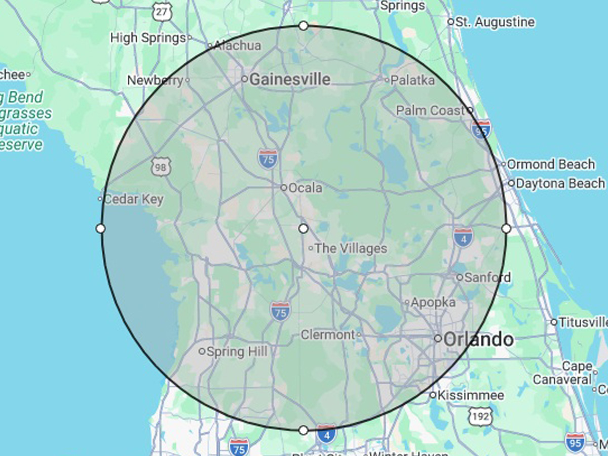 Michael's Termite & Pest Control service area &mdash; The Villages, Ocala, Summerfield and surrounding Marion, Lake and Sumter County communities, Florida
